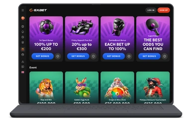 GxBet Casino site